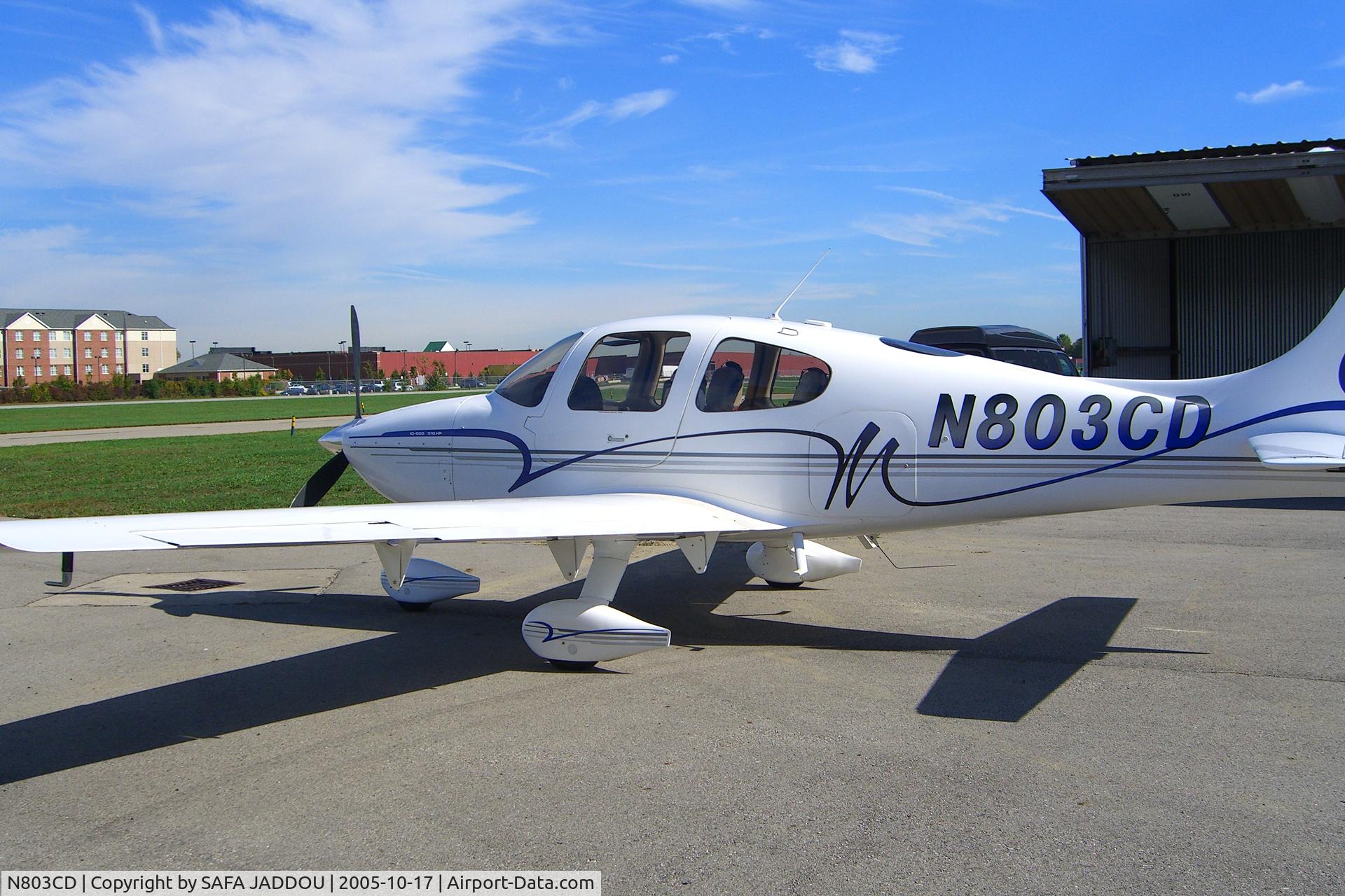 N803CD, 2001 Cirrus SR22 C/N 0116, N803CD