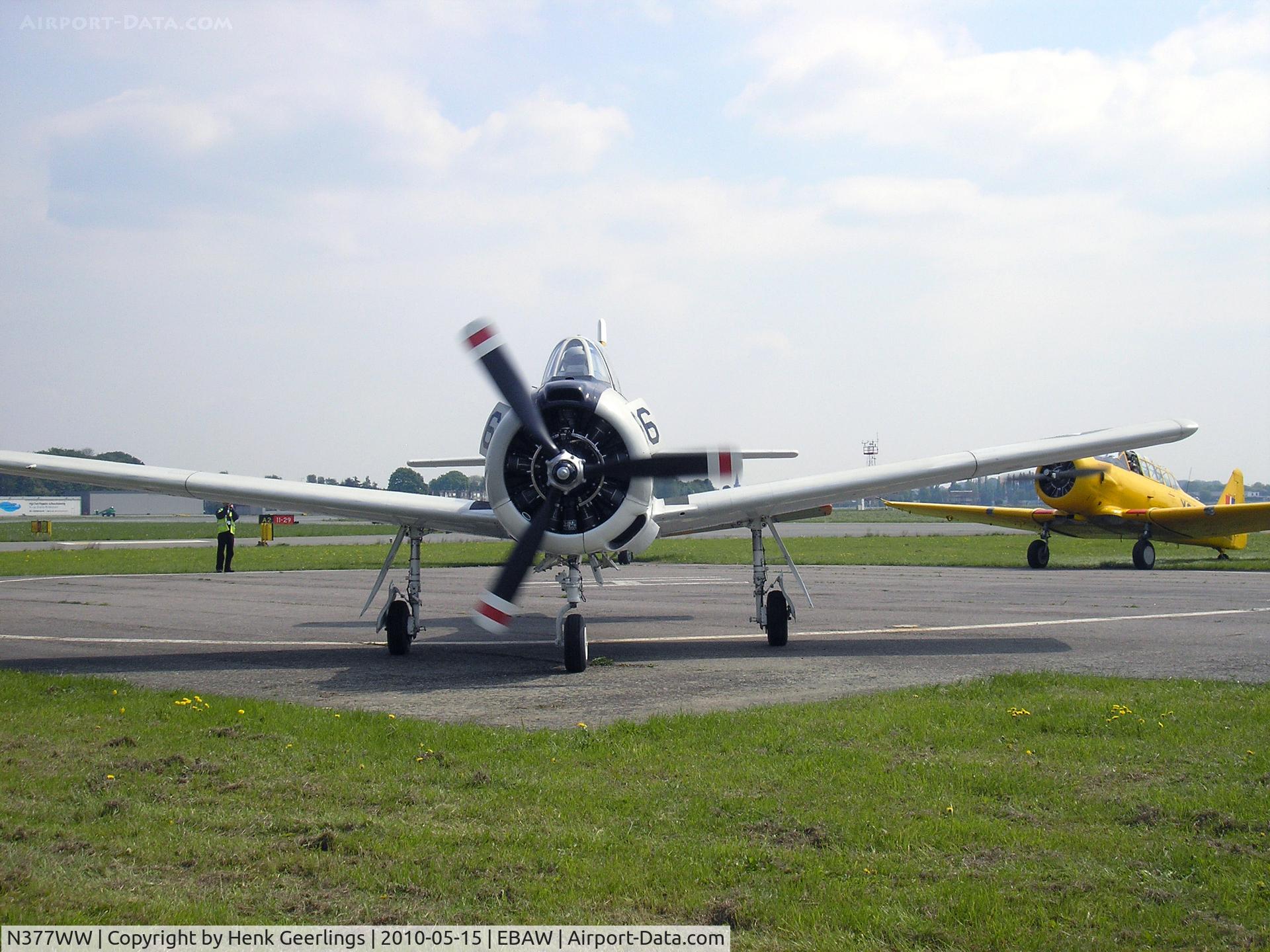 N377WW, 1954 North American T-28B Trojan C/N 200-140, Stampe Fly In , May 2010 , Deurne