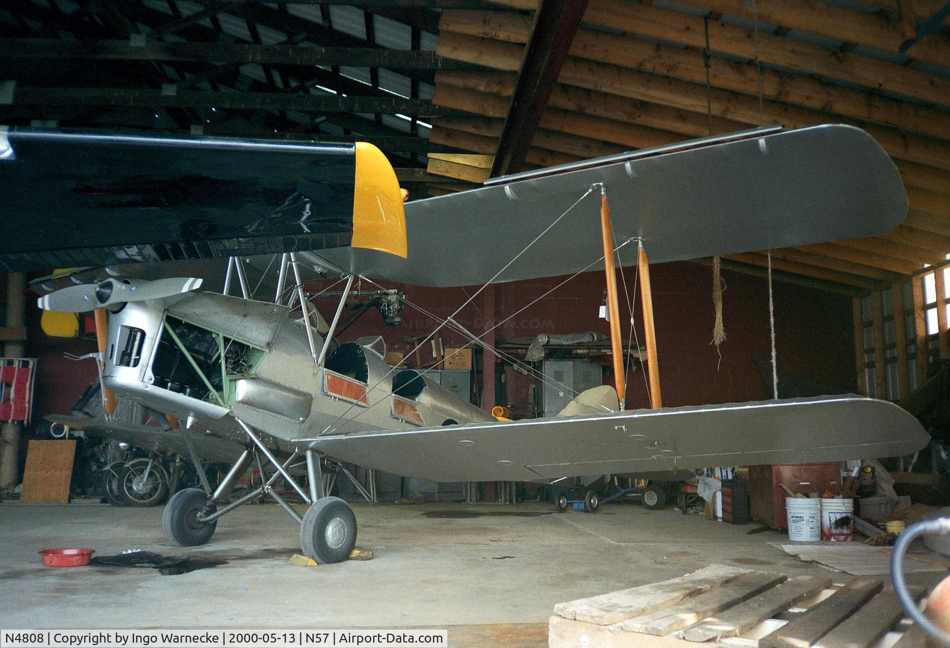 N4808, 1941 De Havilland DH-82A Tiger Moth II Tiger Moth II C/N 82700, De Havilland D.H.82A Tiger Moth at the Colonial Flying Corps Museum, Toughkenamon PA