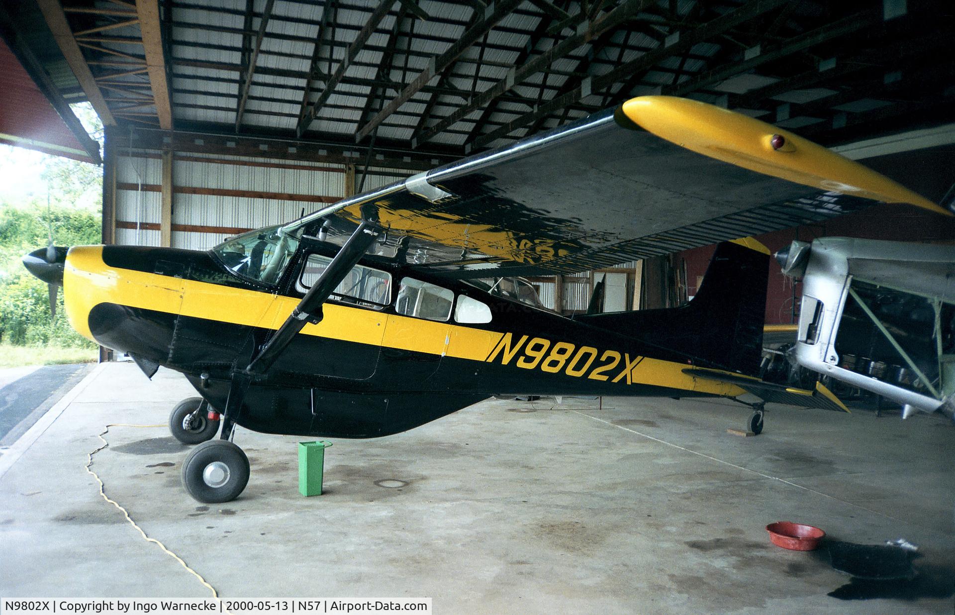 N9802X, 1961 Cessna 185 Skywagon C/N 1850002, Cessna 185 Skywagon at the Colonial Flying Corps Museum, Toughkenamon PA