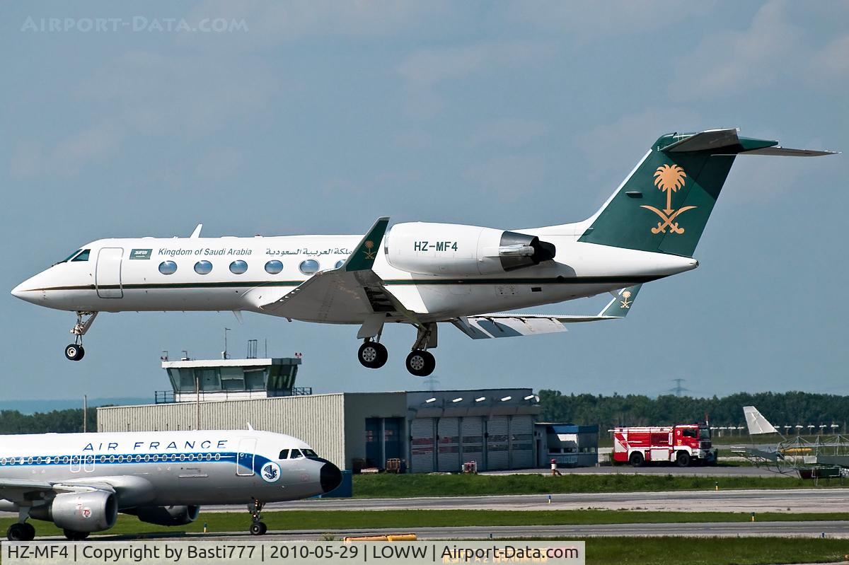 HZ-MF4, Gulfstream Aerospace 300 C/N 1525, Kingdom of Saudi Arabia/Ministry of Finance at VIE