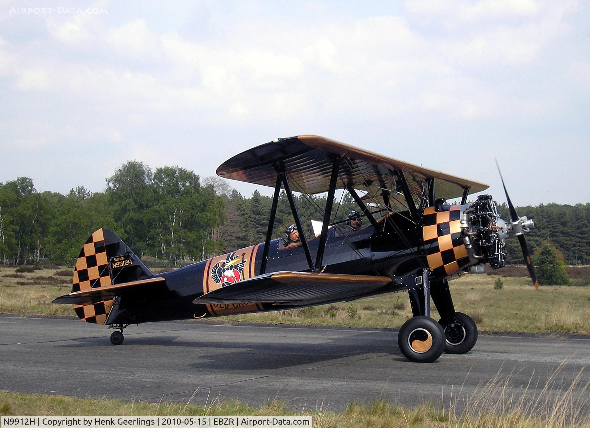 N9912H, 1943 Boeing N2S-3 Kaydet (B75N1) C/N 75-7213, Chipmunk & Cirrus Meet , May 2010