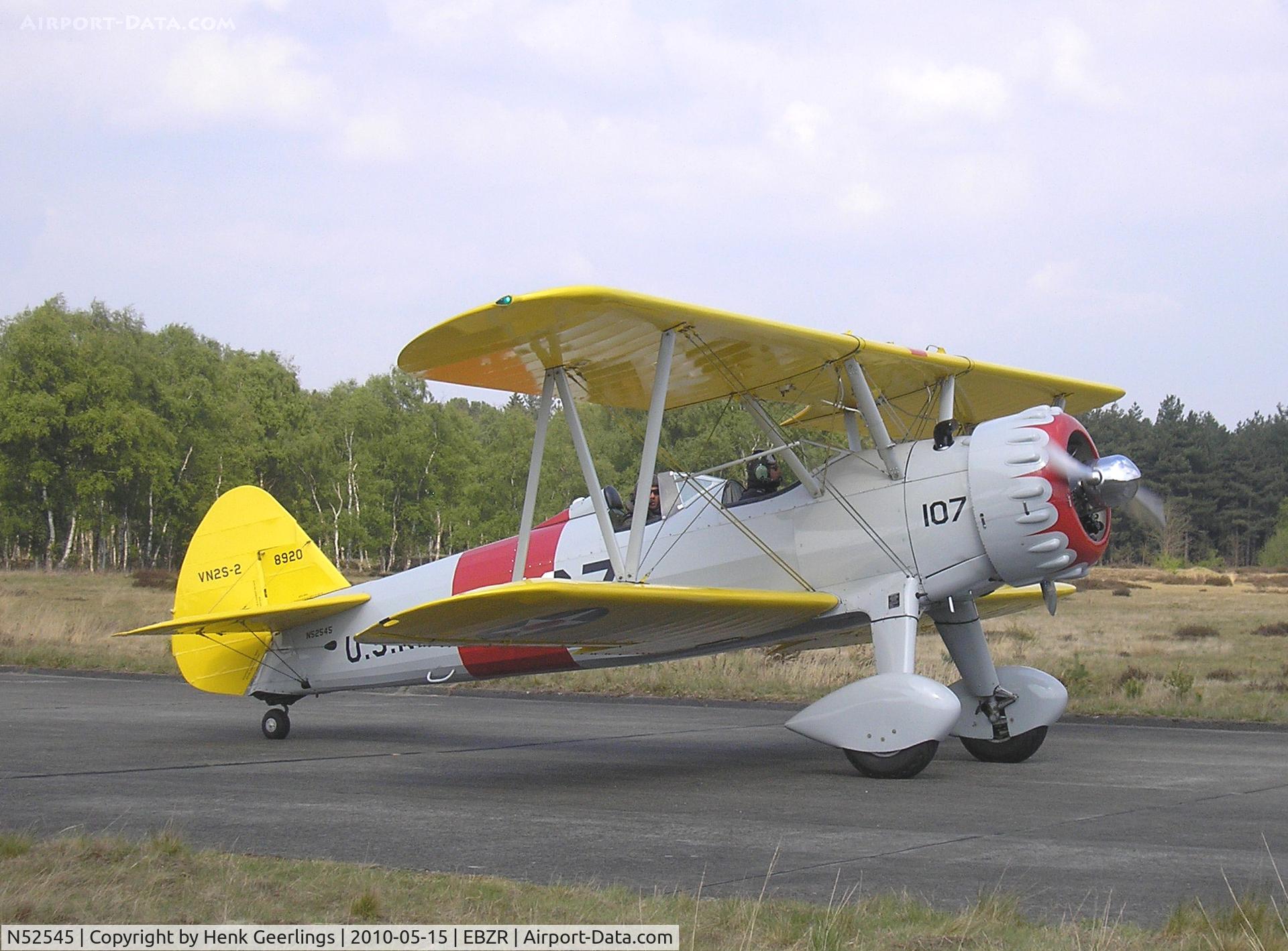 N52545, Boeing A75N1(PT17) C/N 75-2479, Chipmunk & Cirrus Meet , May 2010