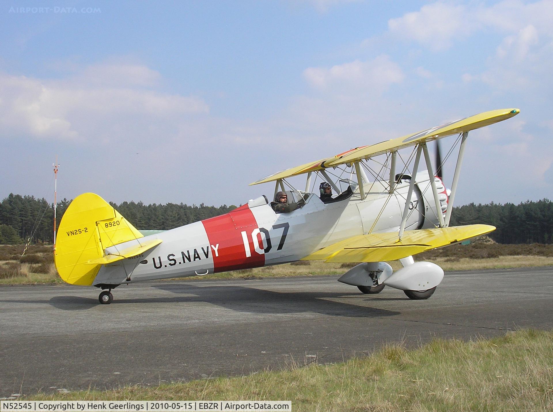 N52545, Boeing A75N1(PT17) C/N 75-2479, Chipmunk & Cirrus Meet , May 2010