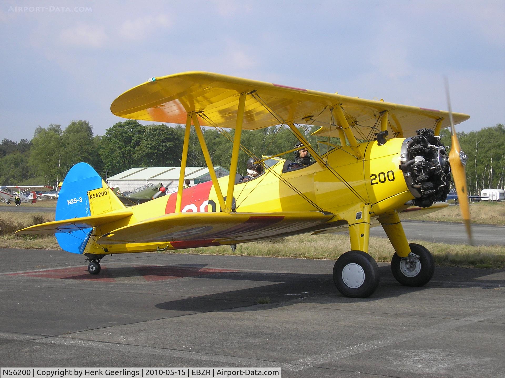 N56200, 1943 Boeing B75N1 C/N 75-7813, Chipmunk & Cirrus Meet , May 2010