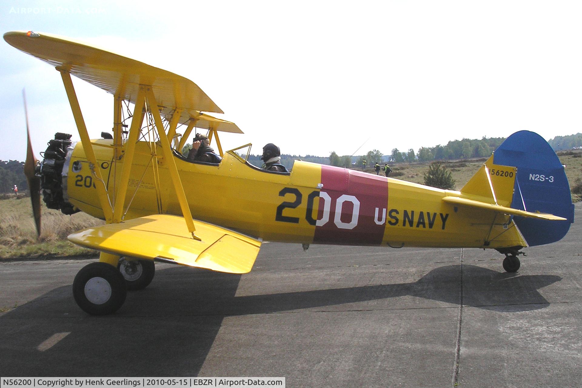 N56200, 1943 Boeing B75N1 C/N 75-7813, Chipmunk & Cirrus Meet , May 2010