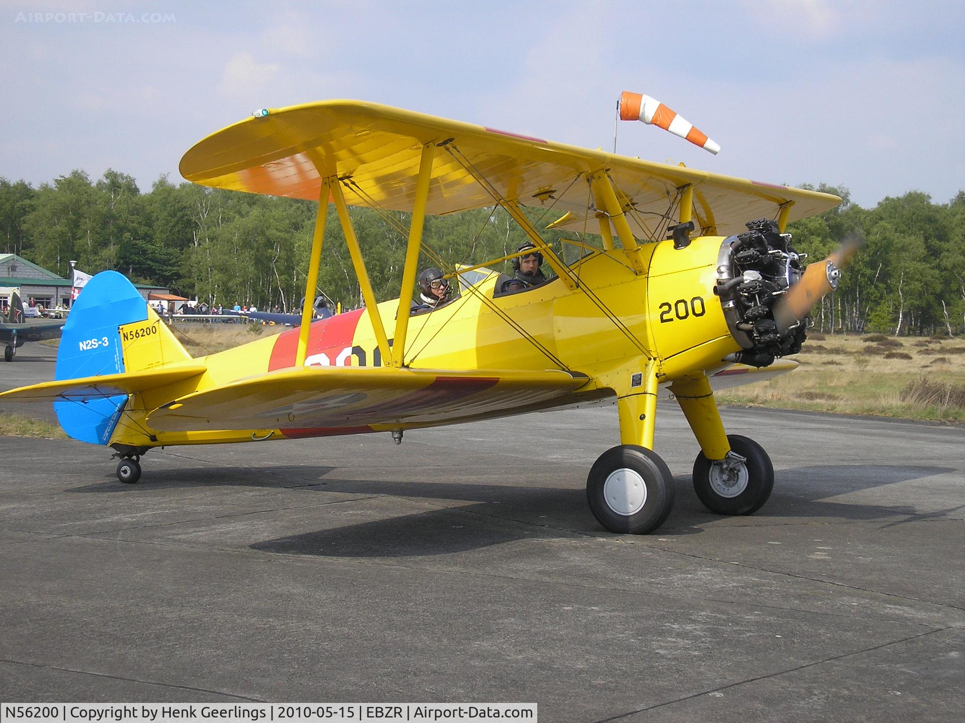 N56200, 1943 Boeing B75N1 C/N 75-7813, Chipmunk & Cirrus Meet , May 2010