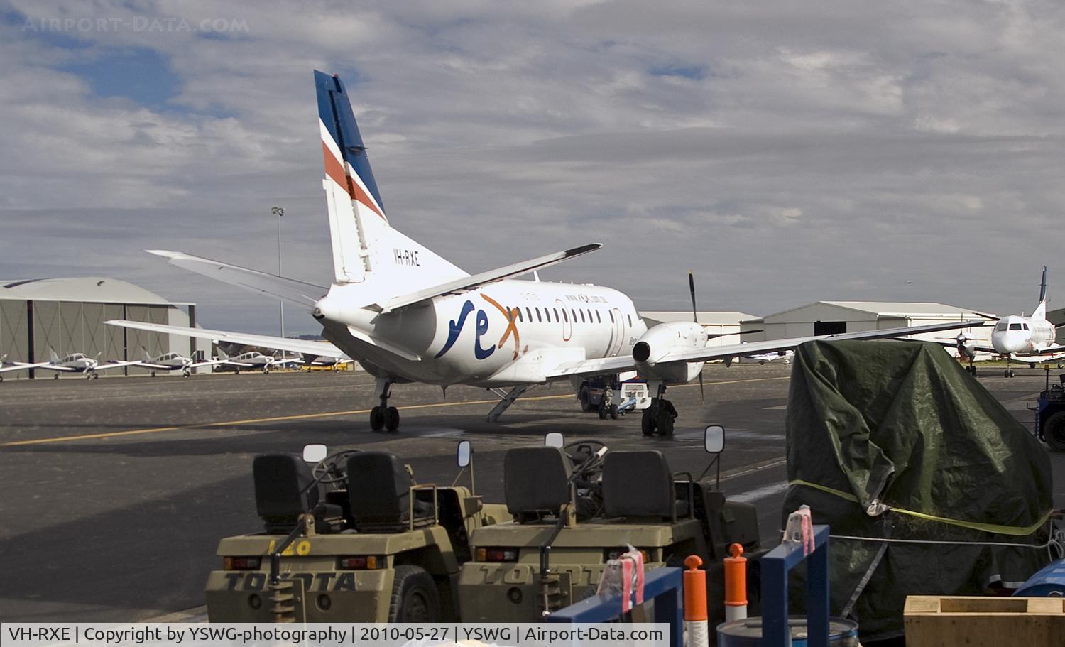 VH-RXE, 1991 Saab 340B C/N 340B-275, Regional Express SAAB 340B (VH-RXE) at YSWG.