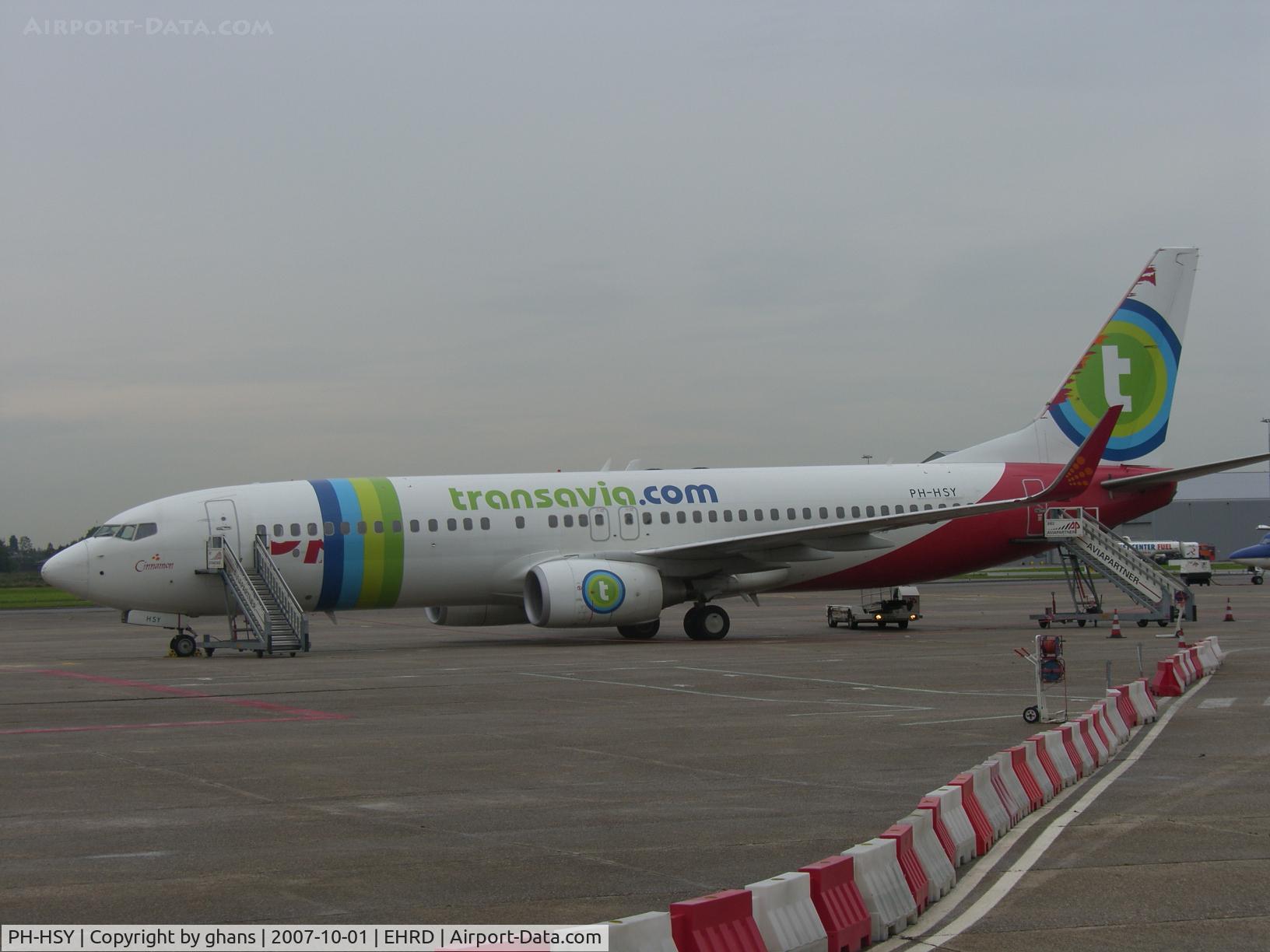 PH-HSY, 2006 Boeing 737-86N C/N 32672, On lease from Spicejet (VT-SPG) 2007