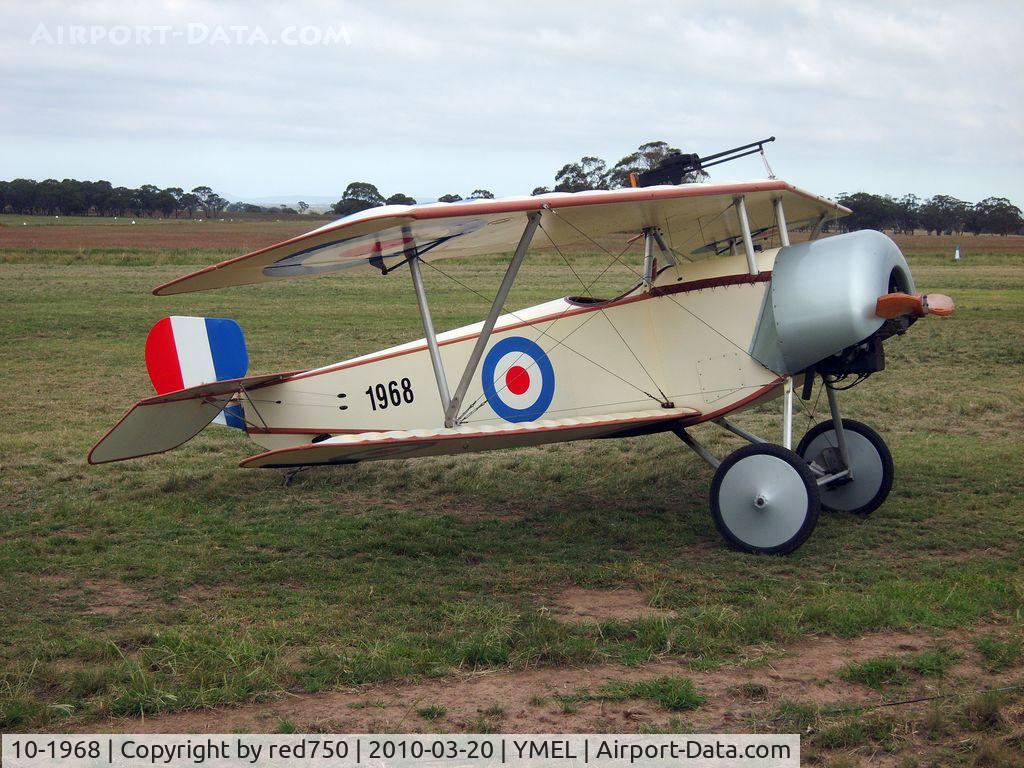 10-1968, Nieuport 11 Replica C/N Not found 10-1968, Nieuport 11 Replica at Melton Airshow
