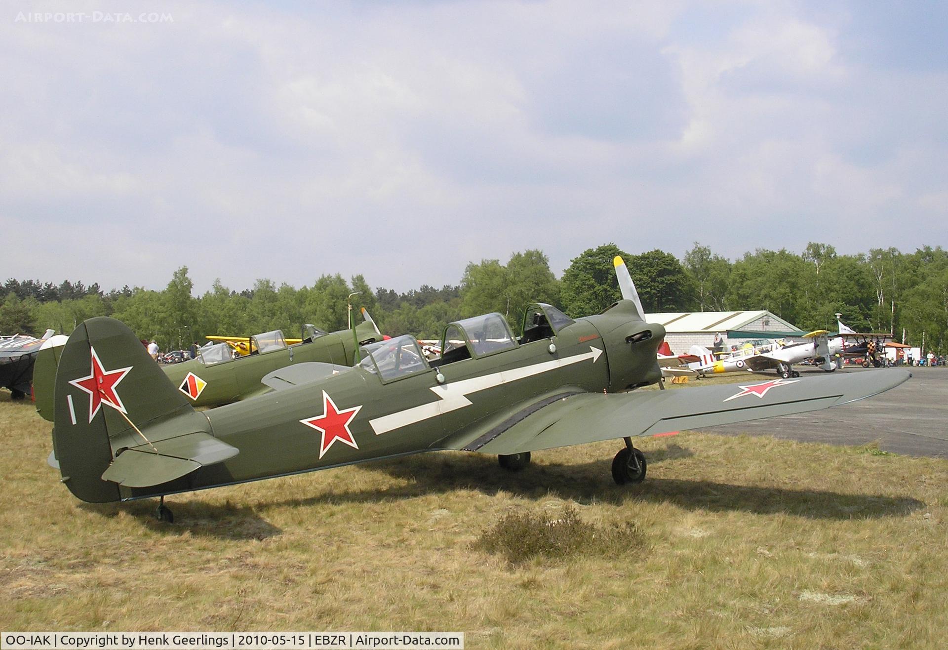 OO-IAK, 1956 Yakovlev Yak-18 C/N 1332019, Chipmunk & Cirrus Meet , May 2010