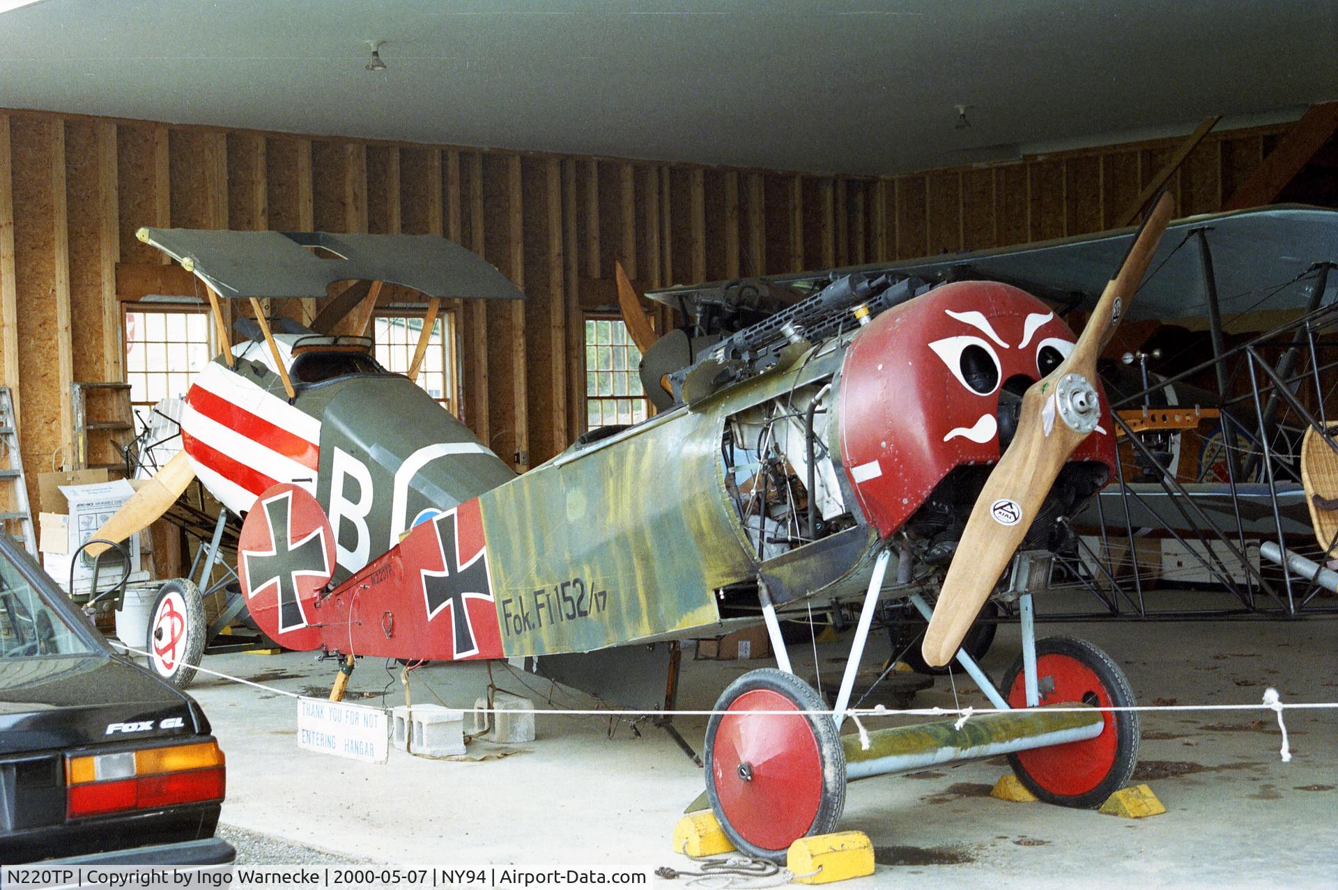 N220TP, Fokker Dr.1 Triplane Replica C/N F1-103, Fokker (Palmer / Wilgus F1) Dr I replica at the Old Rhinebeck collection