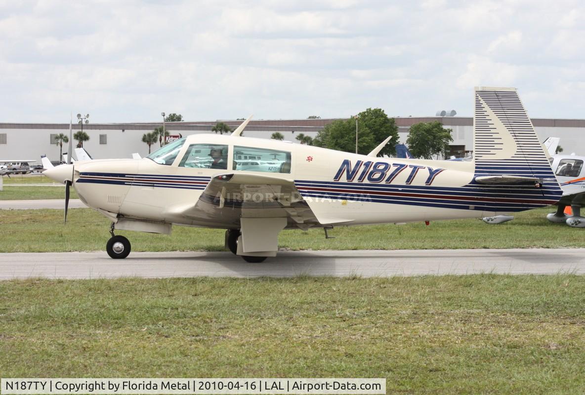N187TY, 1978 Mooney M20J 201 C/N 24-0652, Mooney M20J