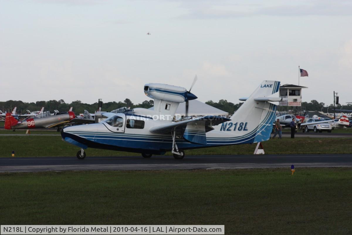 N218L, Aerofab Inc Lake LA-250 C/N 68, La-250