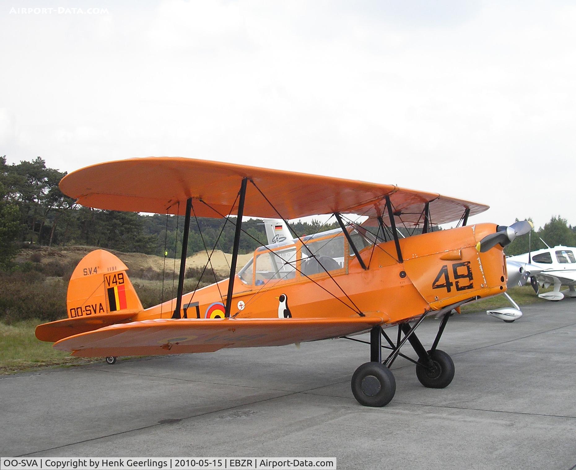 OO-SVA, 1953 Stampe-Vertongen SV-4B C/N 1191, Chipmunk & Cirrus Meet , May 2010