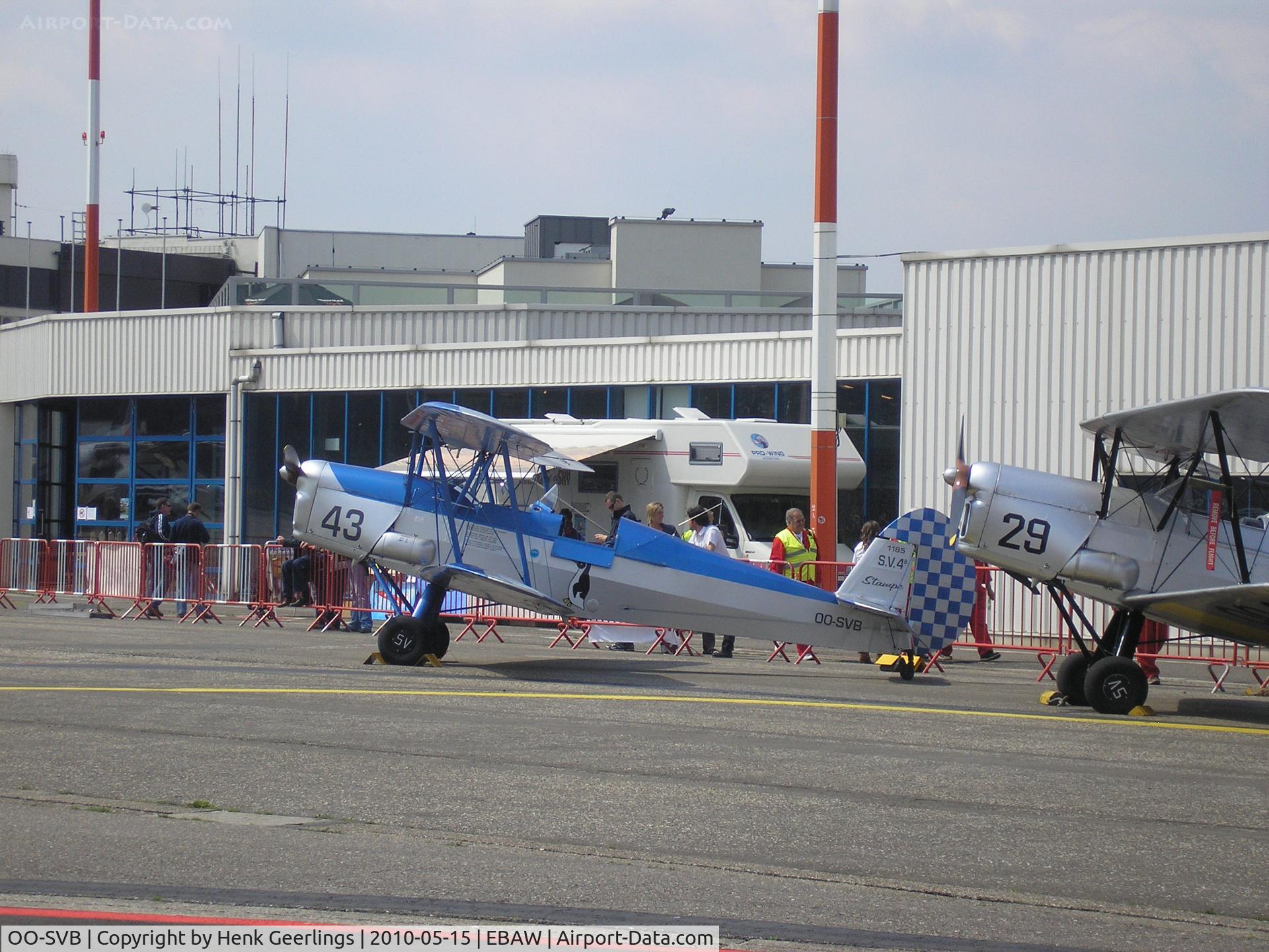 OO-SVB, 1952 Stampe-Vertongen SV-4B C/N 1185, Stampe Fly In