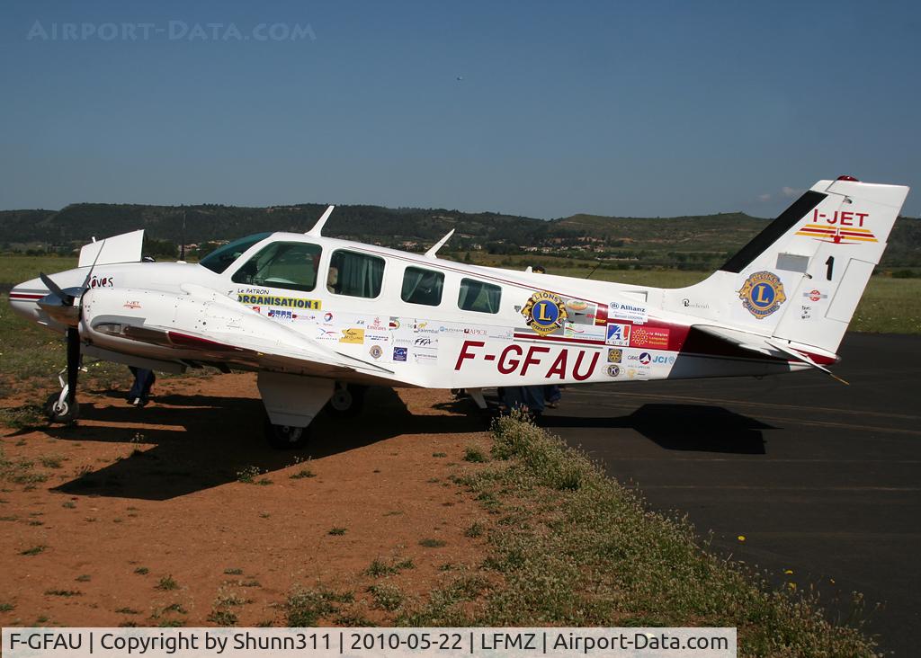 F-GFAU, Beech 58 Baron C/N TH-1281, Now with specials titles and logos...