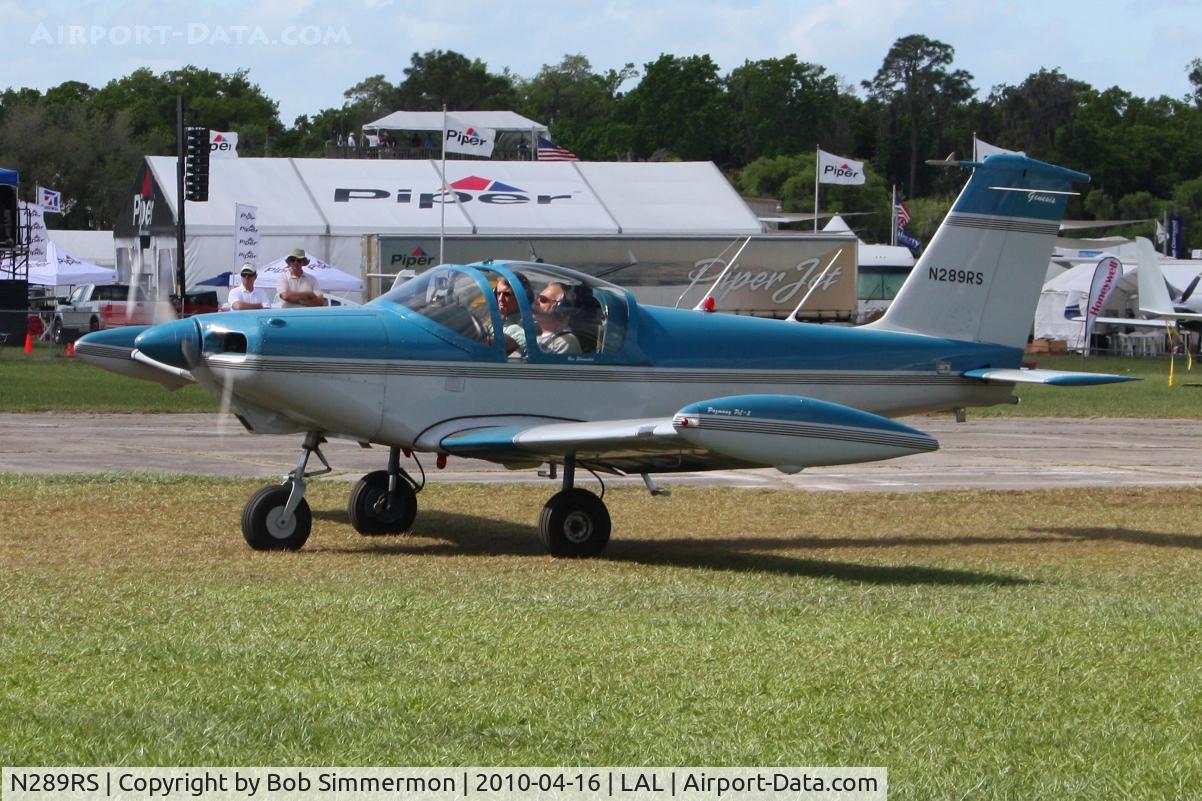 N289RS, 1997 Pazmany PL-2 C/N 089, Sun N Fun 2010