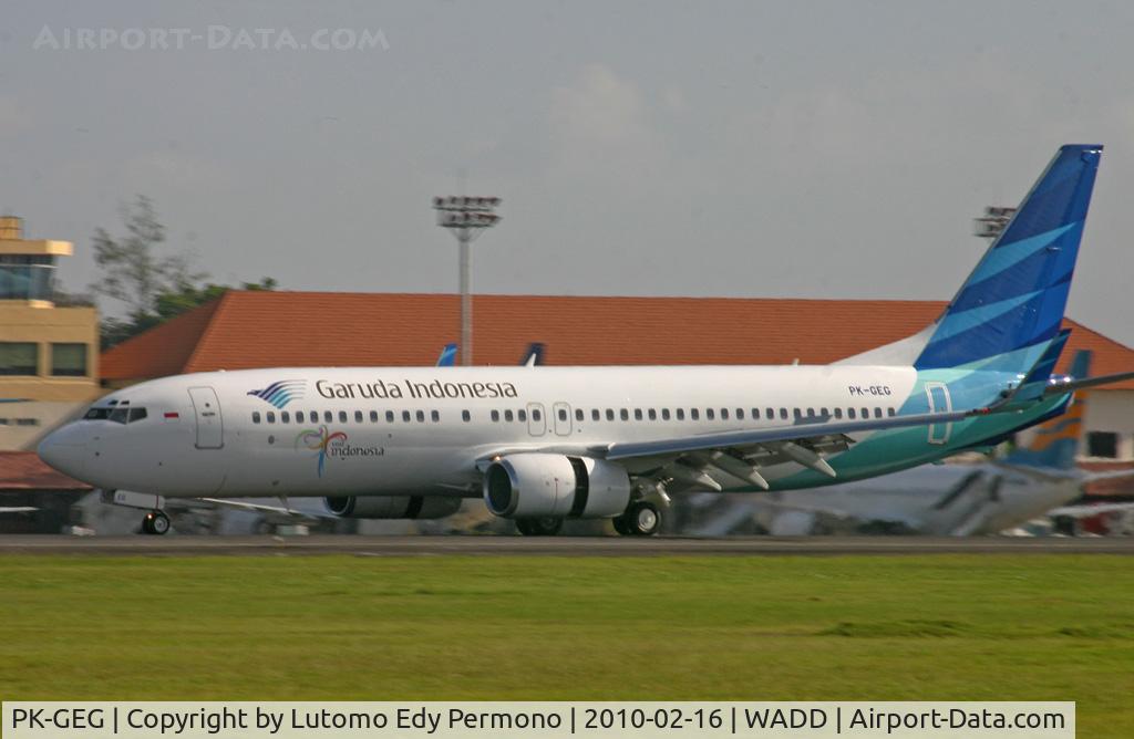 PK-GEG, 2002 Boeing 737-83N C/N 30033, Garuda