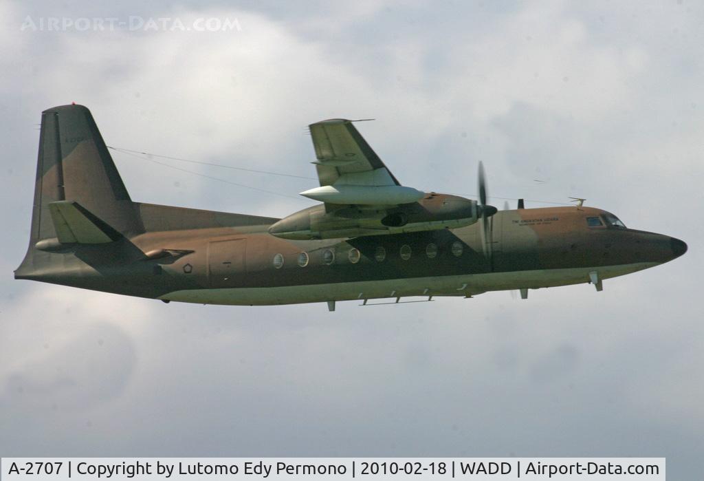 A-2707, 1976 Fokker F-27-400M Troopship C/N 10544, Indonesian Air Force