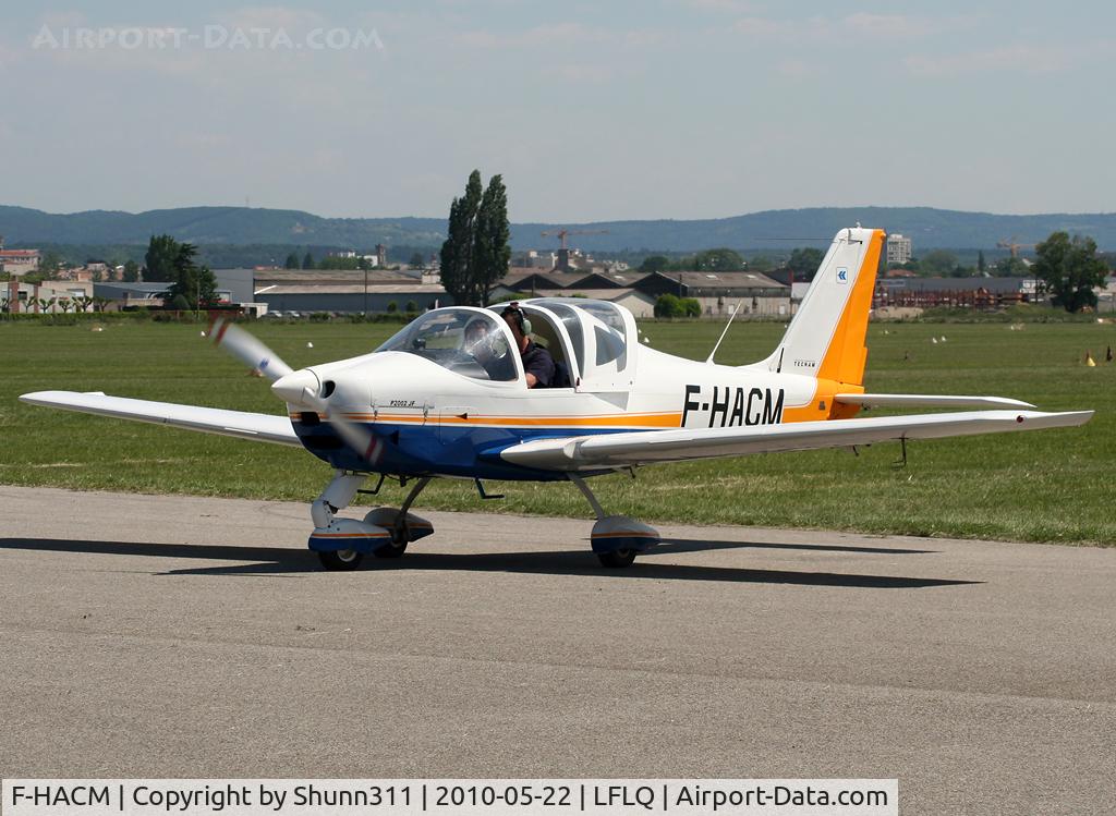 F-HACM, Tecnam P-2002JF Sierra C/N 034, Arriving from a first flight with a child... organized by the FFA