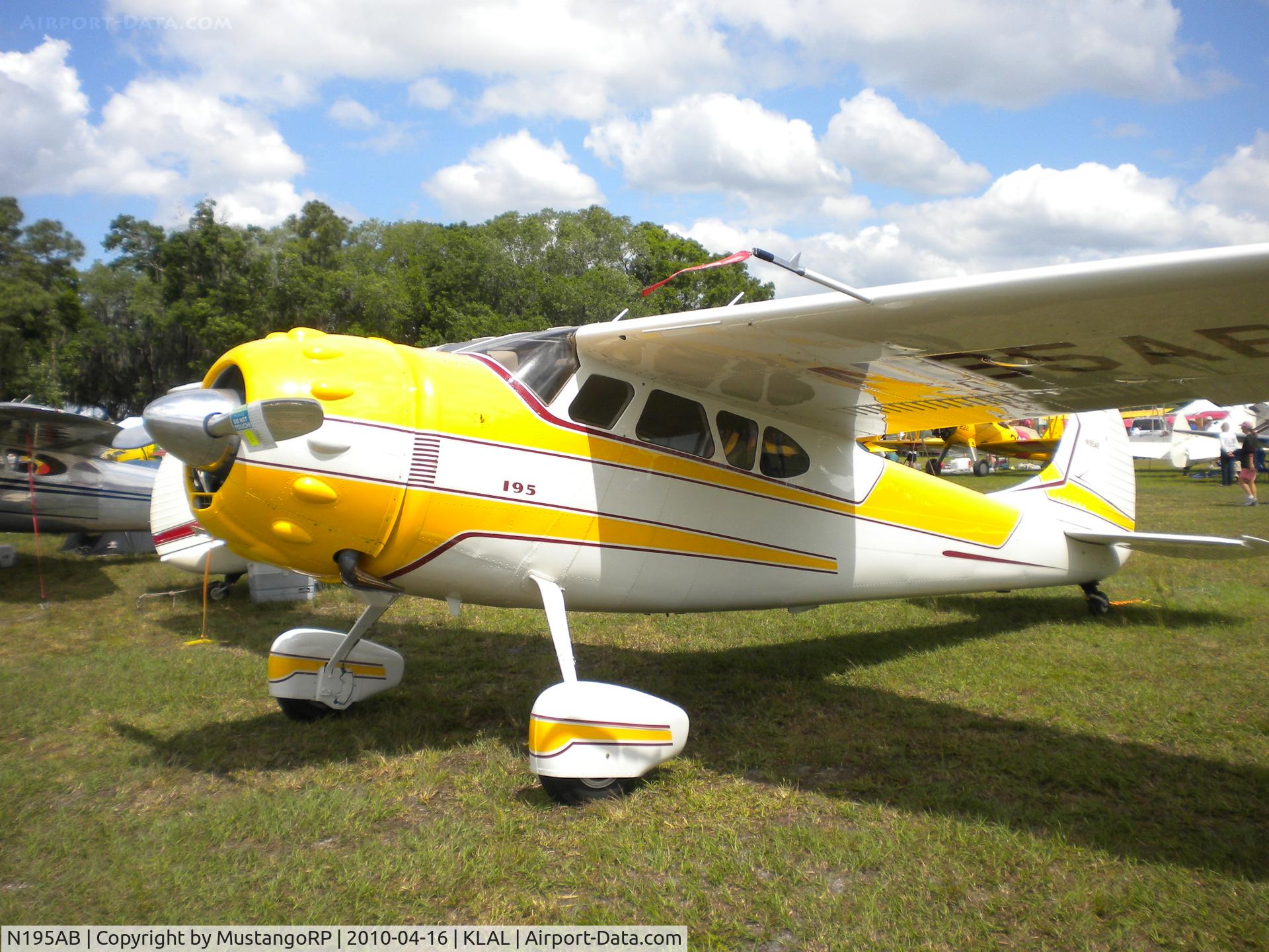 N195AB, 1952 Cessna 190 C/N 7794, 1952 Cessna 190, c/n: 7794
