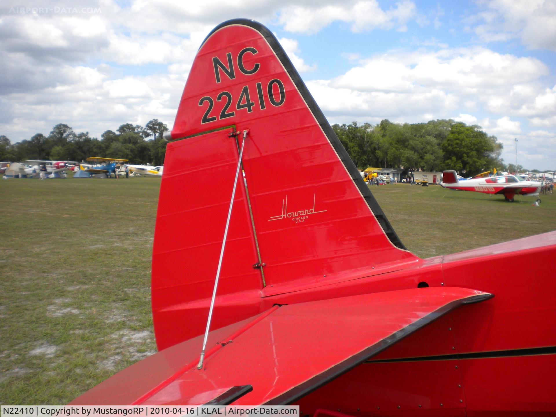 N22410, 1940 Howard Aircraft DGA-15P C/N 509, 1940 Howard Aircraft DGA-15P, c/n: 509