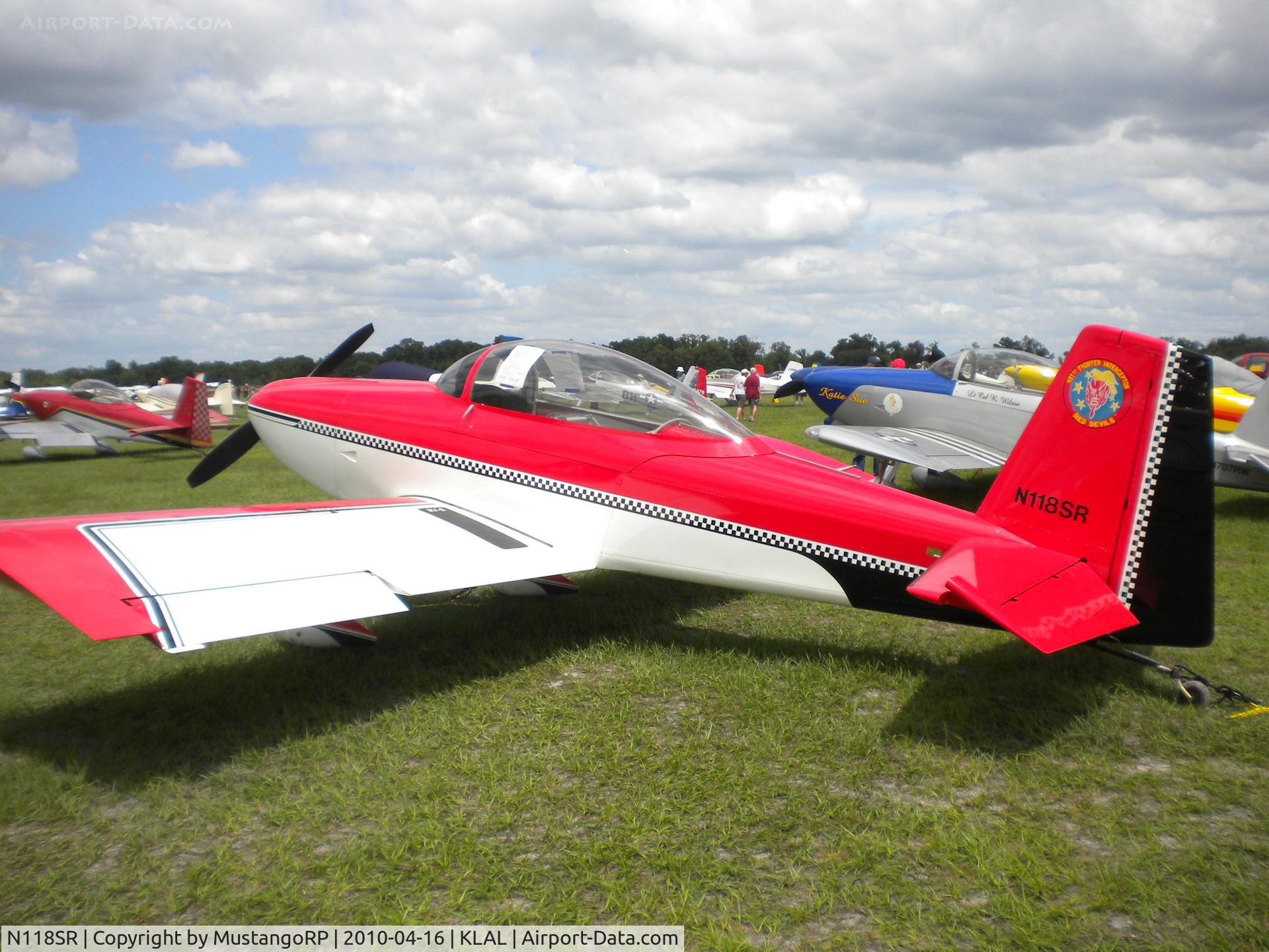 N118SR, 1998 Vans RV-8 C/N 80191, 1998 Barry Boepple RV-8, s/n 80191