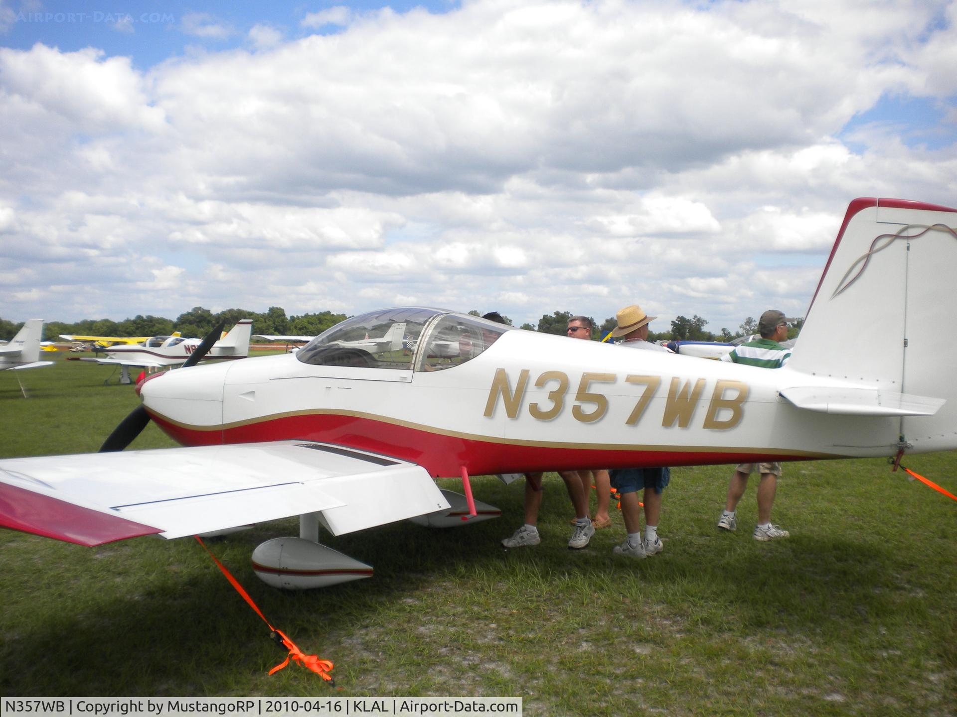 N357WB, 2008 Vans RV-7A C/N 71589, 2008 Mclean Rodney G RV-7A, c/n: 71589