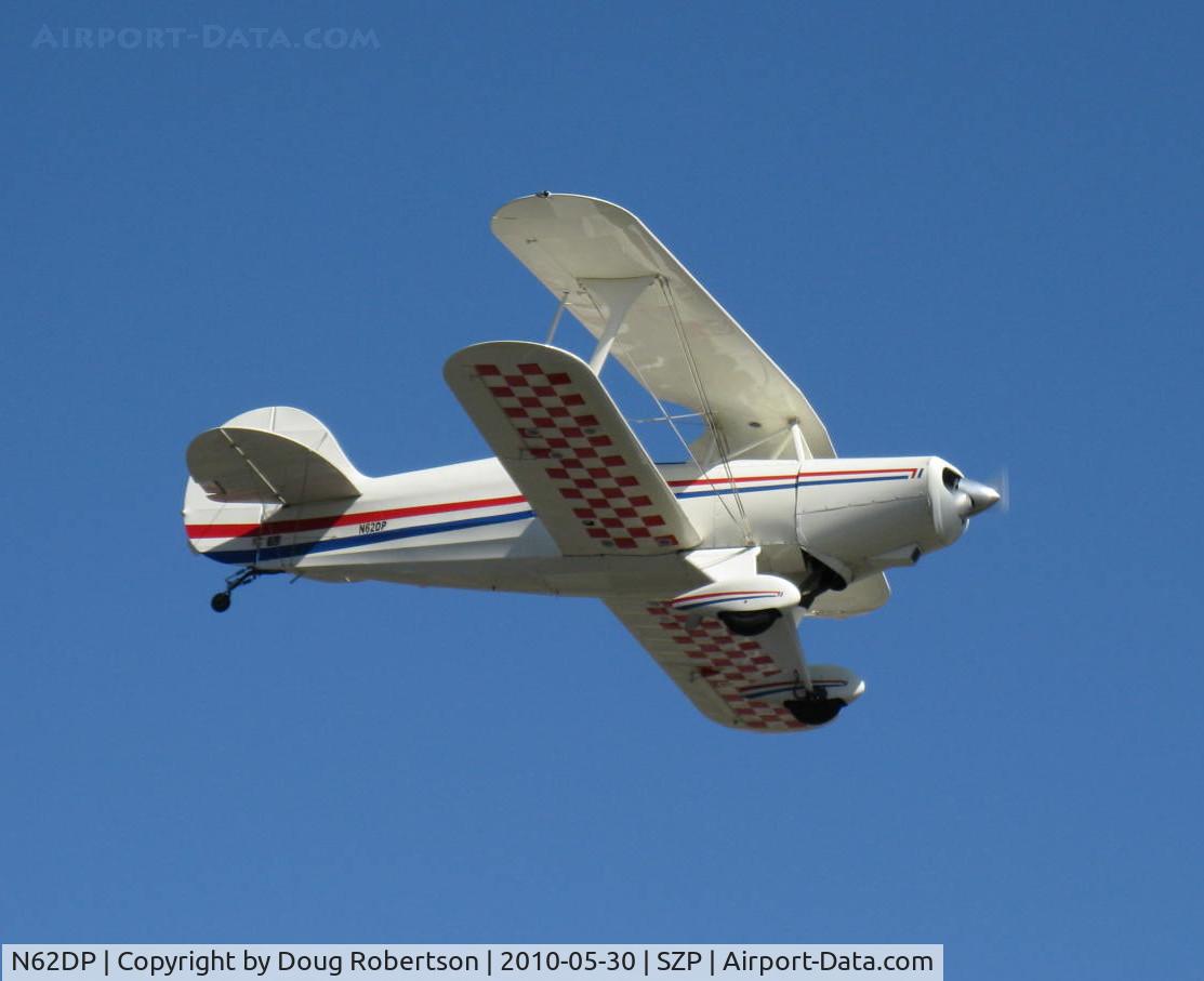 N62DP, 1988 Steen Skybolt C/N KEM 1, 1988 Glanville/Glanville STEEN SKYBOLT, Lycoming AEIO-360 180 Hp, Experimental class, high speed pass over Rwy 22