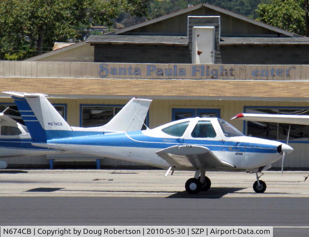 N674CB, 1979 Beech 77 Skipper C/N WA-8, 1979 Beech 77 SKIPPER, Lycoming O-235-L2C 115 Hp, taxi to Rwy 22