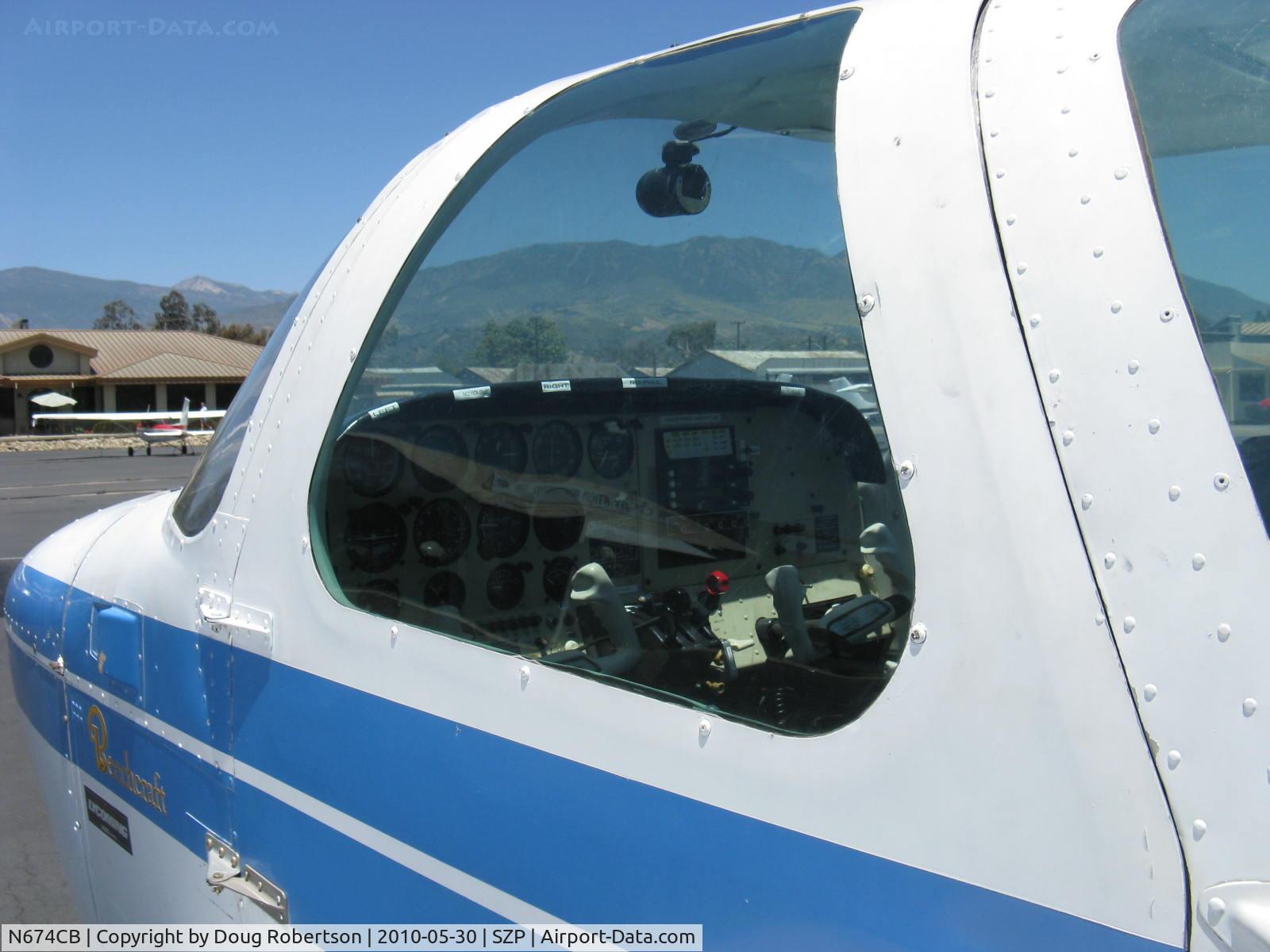 N674CB, 1979 Beech 77 Skipper C/N WA-8, 1979 Beech 77 SKIPPER, Lycoming O-235-L2C 115 Hp, panel
