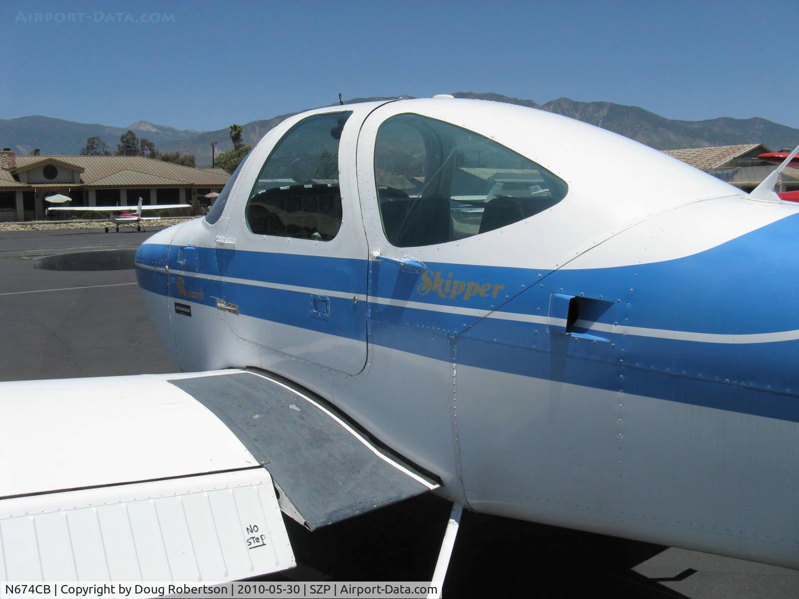 N674CB, 1979 Beech 77 Skipper C/N WA-8, 1979 Beech 77 SKIPPER, Lycoming O-235-L2C 115 Hp, side-by-side seating