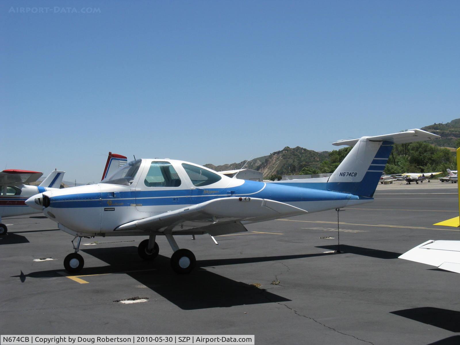 N674CB, 1979 Beech 77 Skipper C/N WA-8, 1979 Beech 77 SKIPPER, Lycoming O-235-L2C 115 Hp, T-tail
