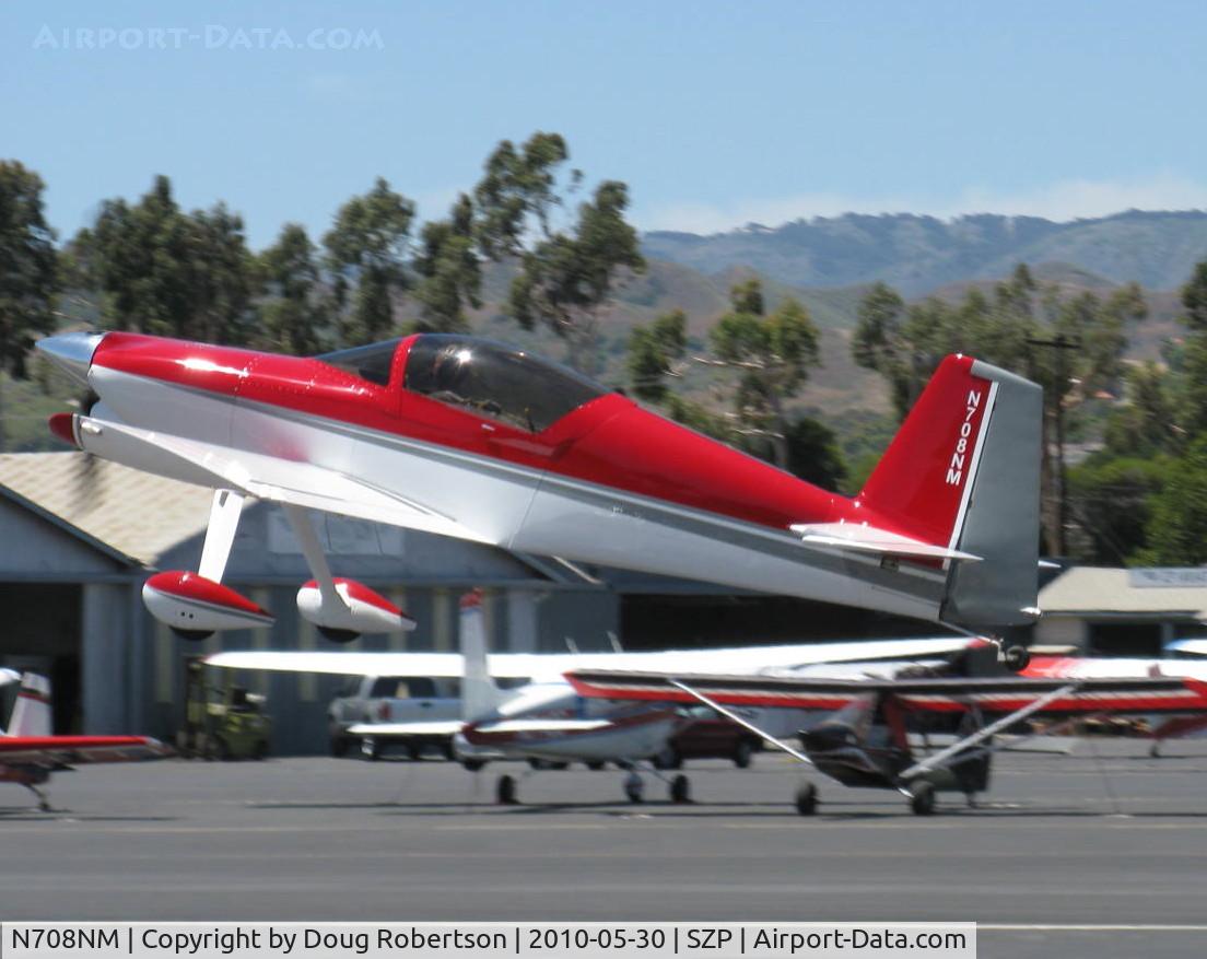 N708NM, Harmon Rocket C/N 4248, 2009 Scott SCOTT ROCKET, Lycoming AEIO-540-D4A5 260 Hp, balanced rudder, takeoff climb Rwy 22