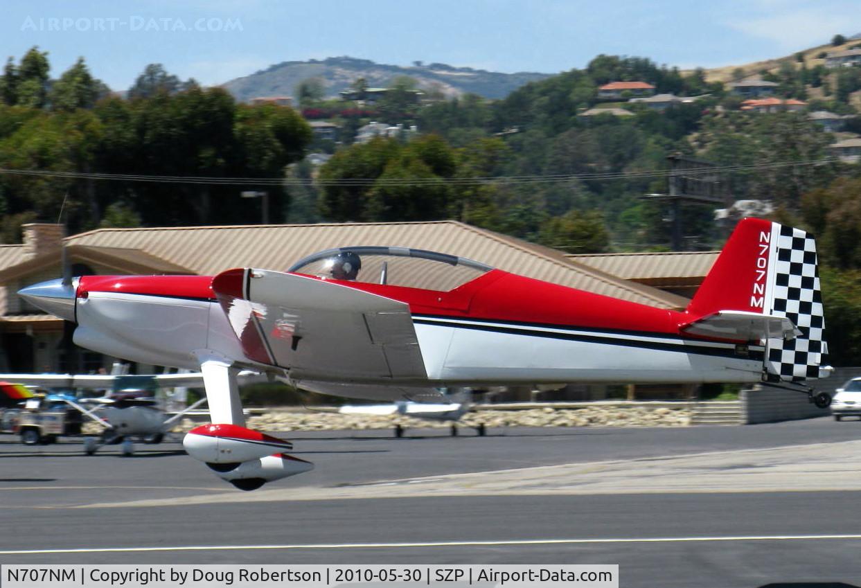N707NM, 2003 Harmon Rocket II C/N 124, 2003 Francik HARMON ROCKET II, Lycoming IO-540 250 Hp, takeoff climb Rwy 22