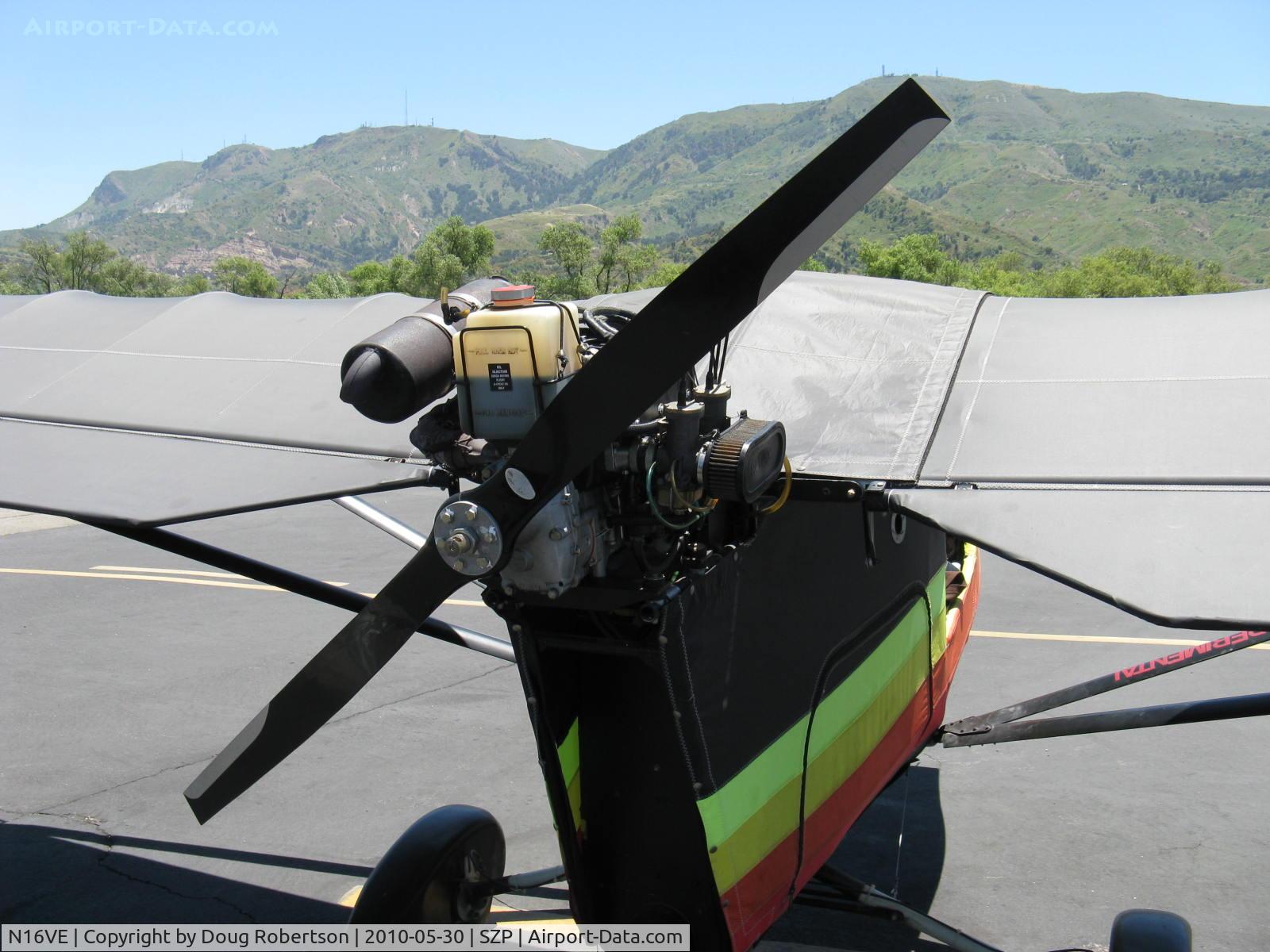 N16VE, 2003 CGS Aviation Hawk Arrow C/N 001, 2003 Englert CGS HAWK ARROW, Rotax 503 DCDI two-stroke 52 hp pusher prop