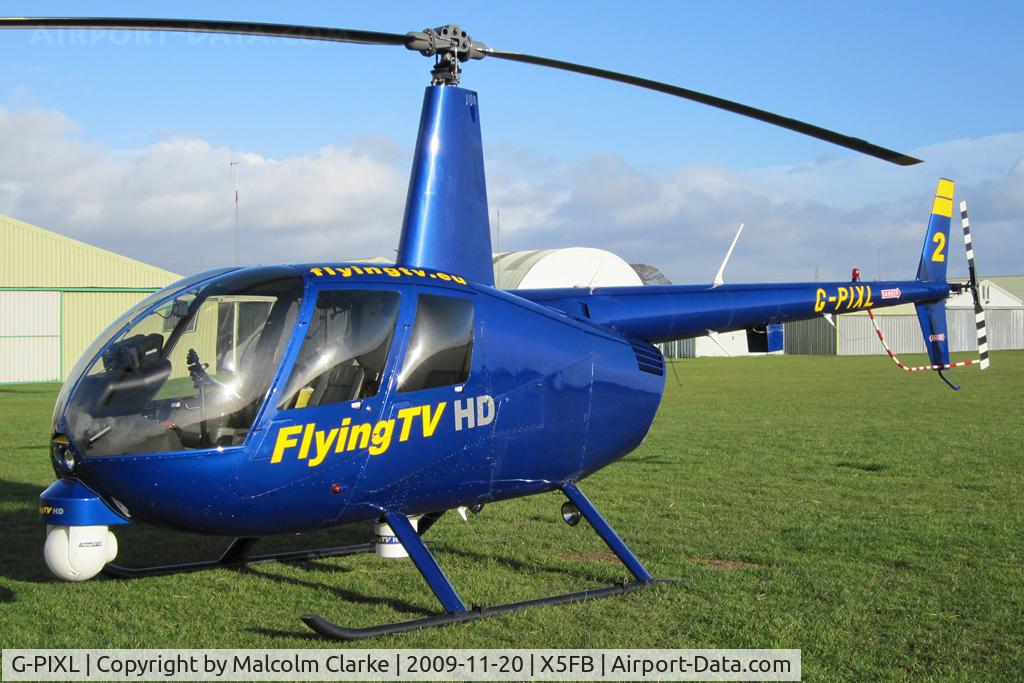 G-PIXL, 2006 Robinson R44 Raven II C/N 11221, Robinson R44 Raven ll at Fishburn Airfield, UK in 2009.