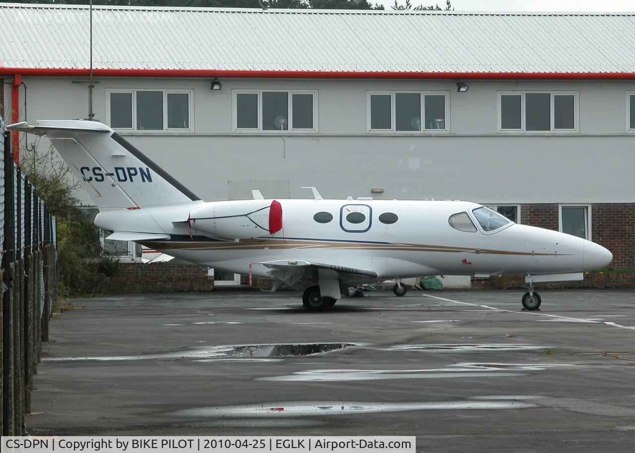 CS-DPN, 2009 Cessna 510 Citation Mustang Citation Mustang C/N 510-0163, PAPA NOVEMBER ON THE TERMINAL APRON