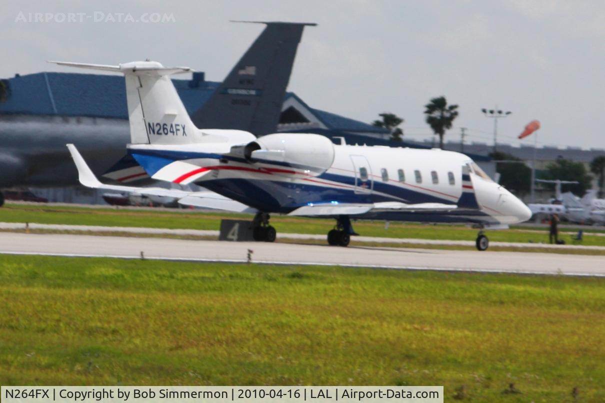 N264FX, 2008 Learjet 60 C/N 340, Departing Lakeland, Florida during Sun N Fun 2010