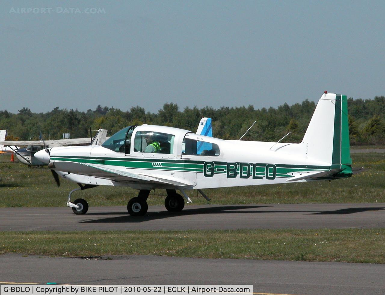 G-BDLO, 1975 Grumman American AA-5A Cheetah C/N AA5A-0026, PARTICIPANT AT THE HANDICAPPED SERVICE PERSONNEL EVENT