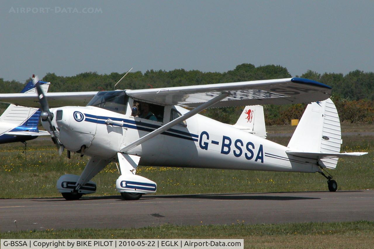 G-BSSA, 1946 Luscombe 8E Silvaire Silvaire C/N 4176, PARTICIPANT AT THE HANDICAPPED SERVICE PERSONNEL EVENT