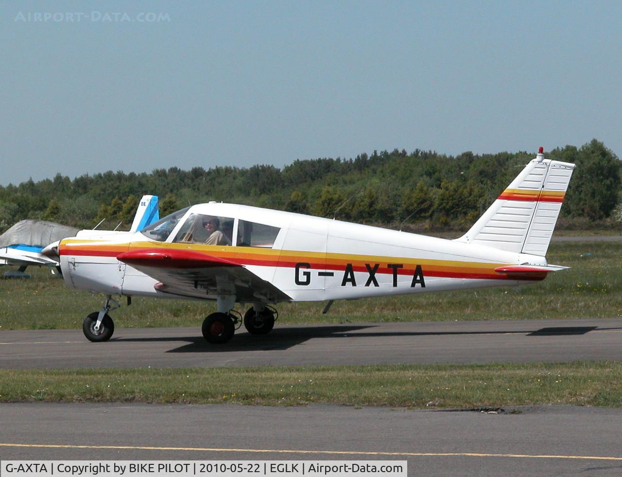 G-AXTA, 1969 Piper PA-28-140 Cherokee C/N 28-26301, PARTICIPANT AT THE HANDICAPPED SERVICE PERSONNEL EVENT