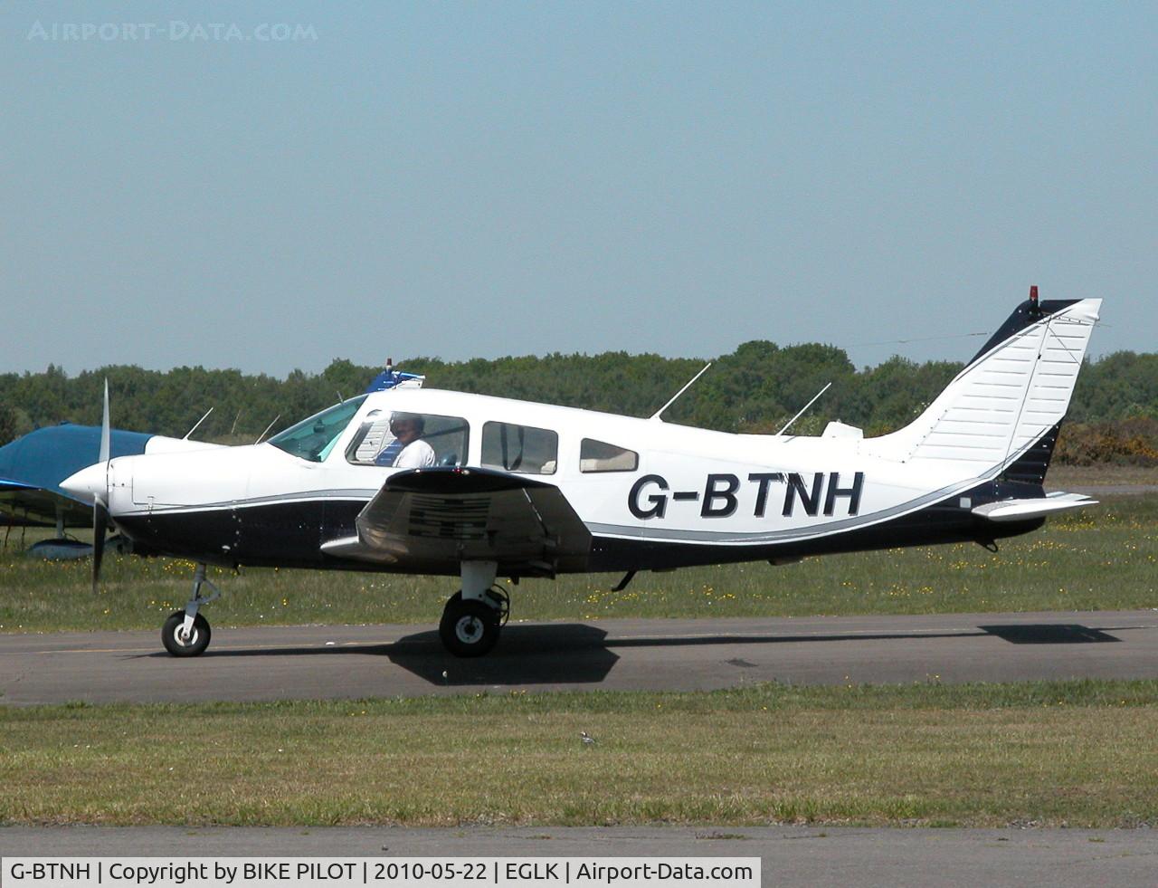 G-BTNH, 1982 Piper PA-28-161 Cherokee Warrior II C/N 28-8216202, PARTICIPANT AT THE HANDICAPPED SERVICE PERSONNEL EVENT