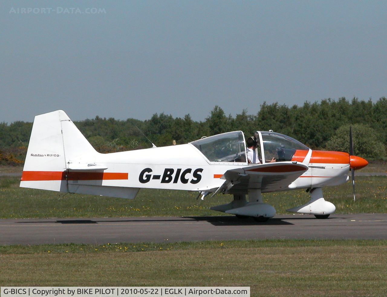 G-BICS, 1977 Robin R-2100A C/N 128, PARTICIPANT AT THE HANDICAPPED SERVICE PERSONNEL EVENT