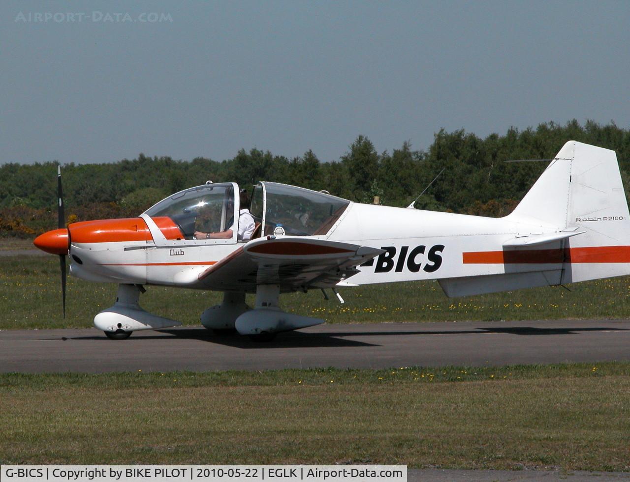 G-BICS, 1977 Robin R-2100A C/N 128, PARTICIPANT AT THE HANDICAPPED SERVICE PERSONNEL EVENT