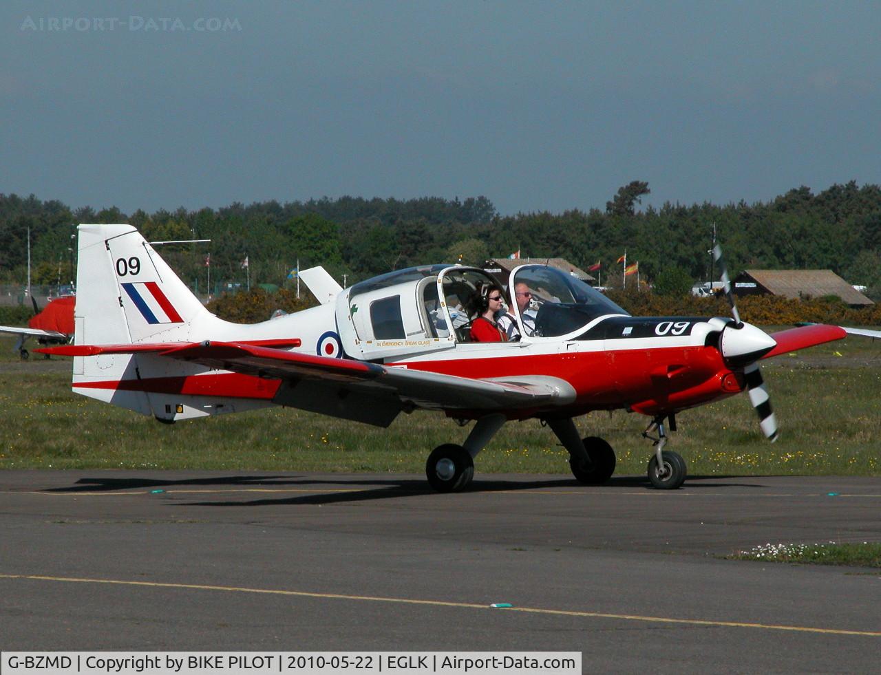 G-BZMD, 1973 Scottish Aviation Bulldog T.1 C/N BH120/247, PARTICIPANT AT THE HANDICAPPED SERVICE PERSONNEL EVENT