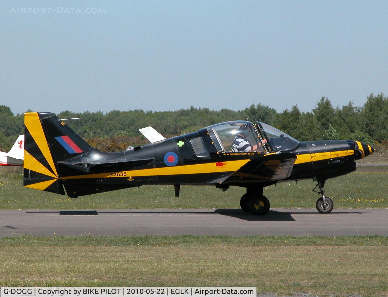 G-DOGG, 1974 Scottish Aviation Bulldog T.1 C/N BH120/308, PARTICIPANT AT THE HANDICAPPED SERVICE PERSONNEL EVENT