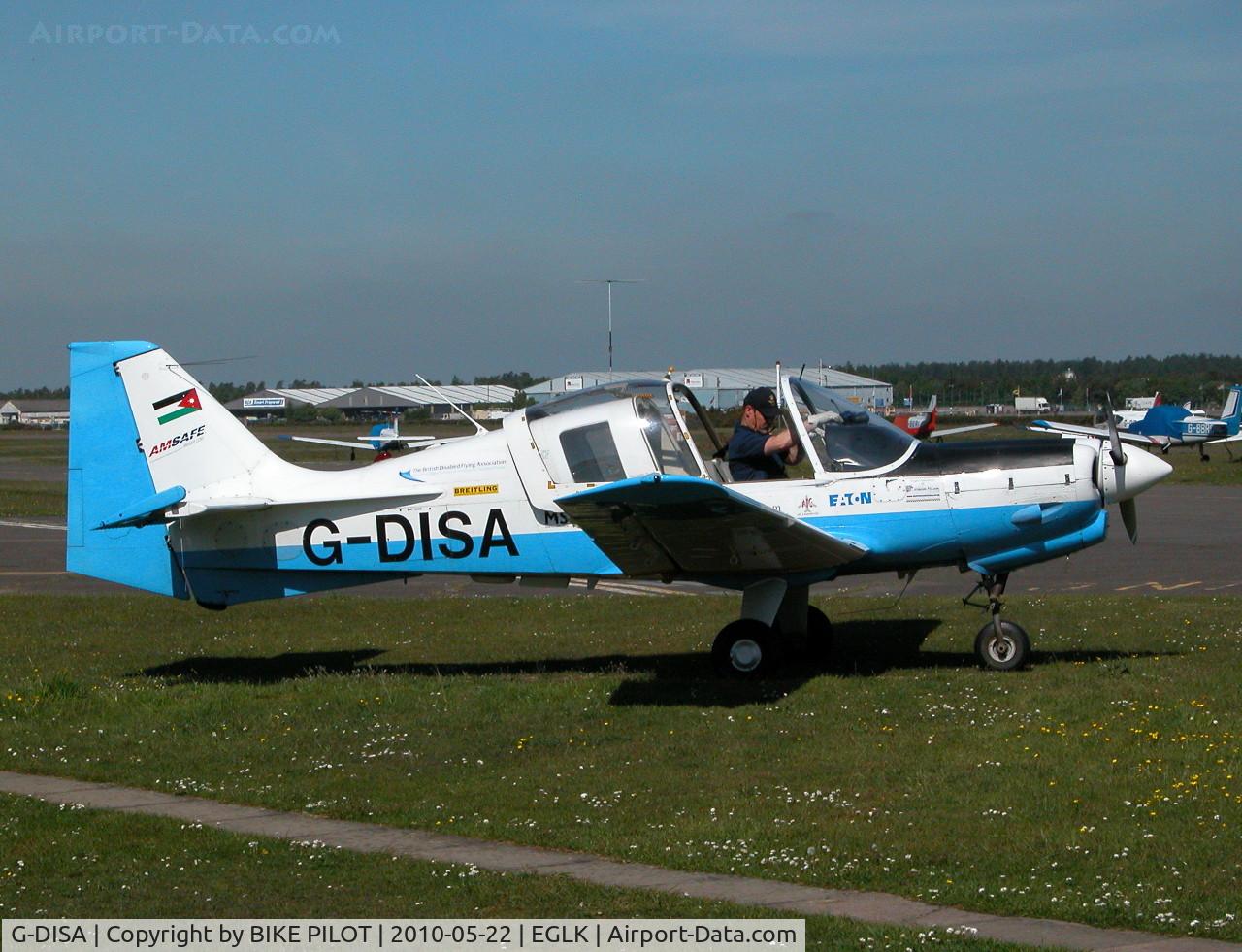 G-DISA, 1983 Scottish Aviation Bulldog Series 120 Model 125 C/N BH120/435, PARTICIPANT AT THE HANDICAPPED SERVICE PERSONNEL EVENT