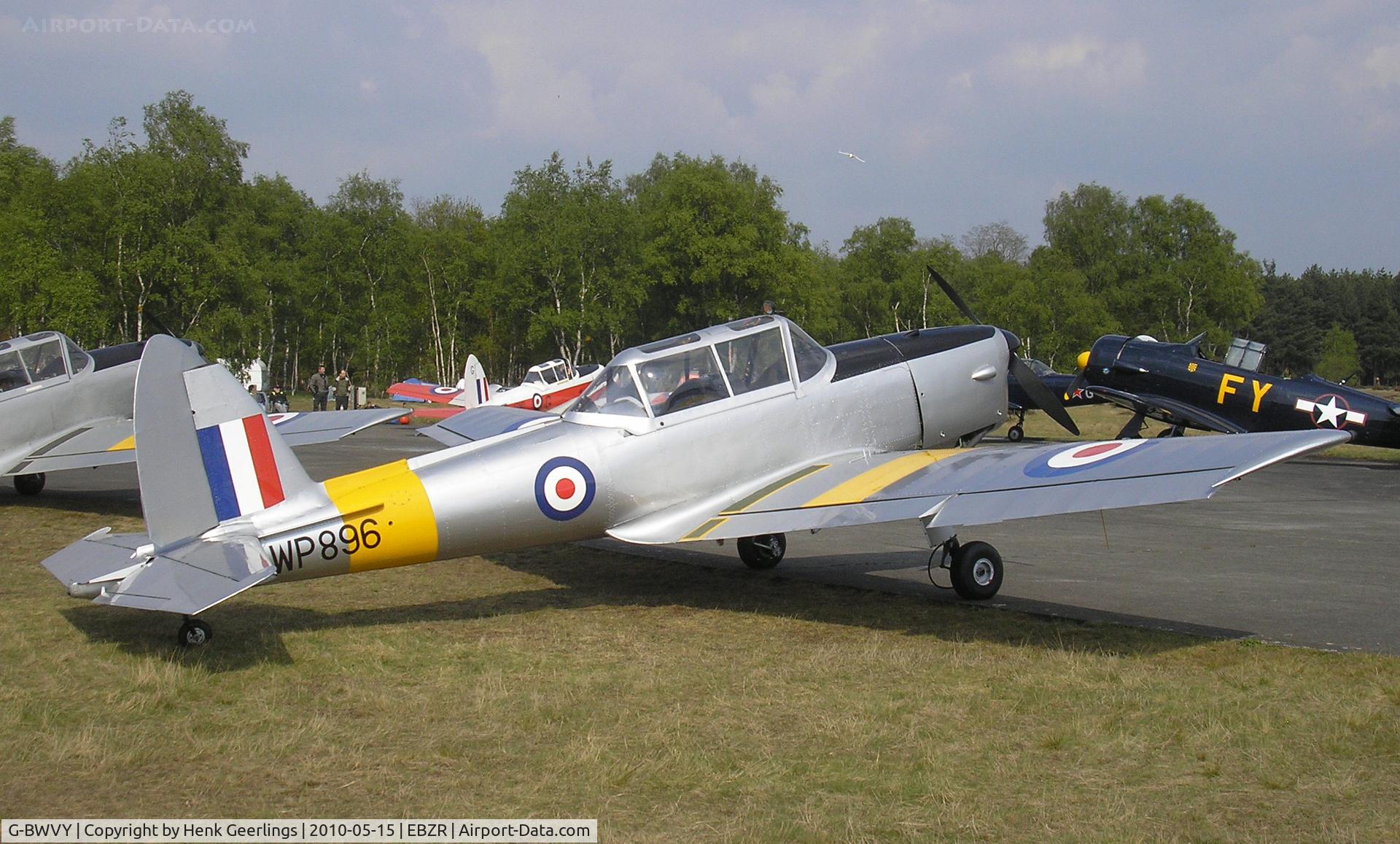 G-BWVY, 1952 De Havilland DHC-1 Chipmunk T.10 C/N C1/0766, Chipmunk & Cirrus Meet , May 2010 

WP896